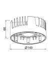 SUNSET * 30/40W Heat Sink